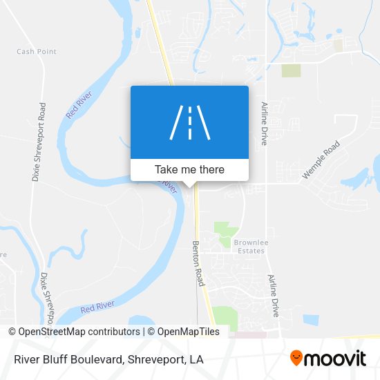 Mapa de River Bluff Boulevard
