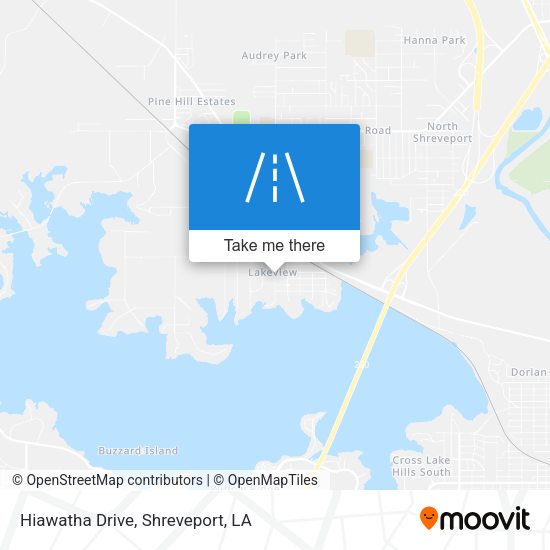Mapa de Hiawatha Drive