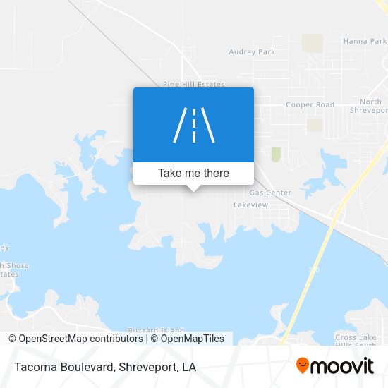 Mapa de Tacoma Boulevard