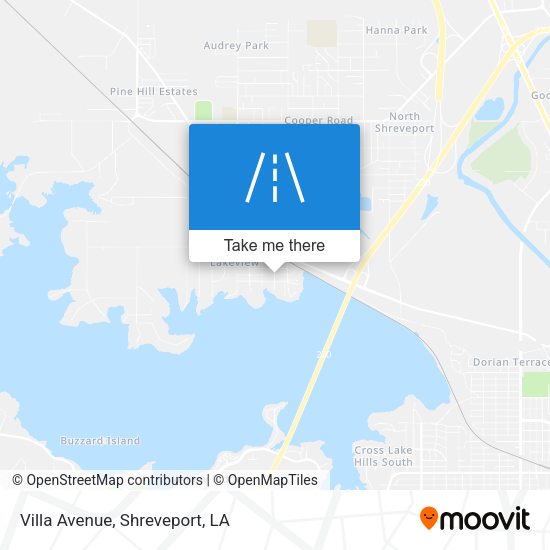 Mapa de Villa Avenue