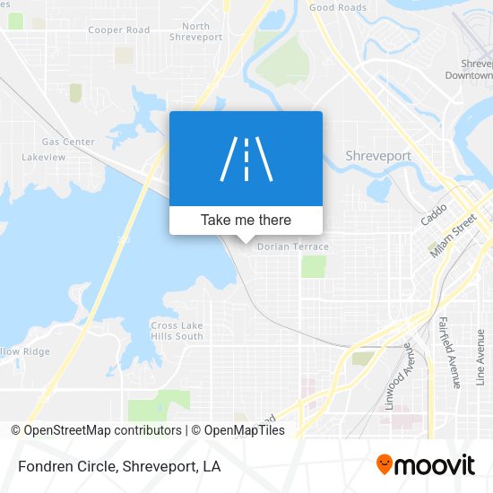 Mapa de Fondren Circle