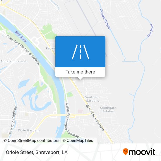 Mapa de Oriole Street