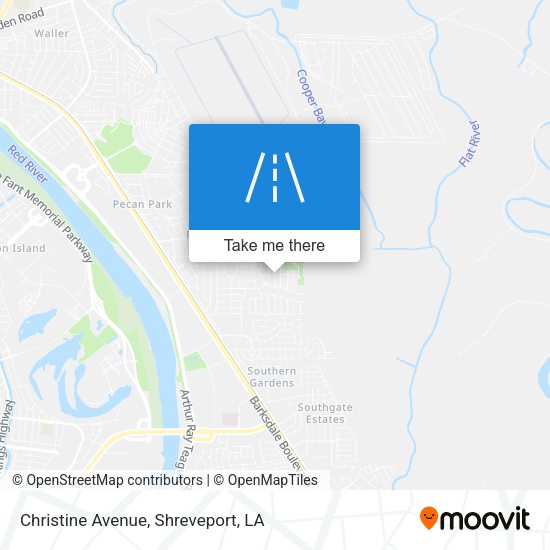 Christine Avenue map