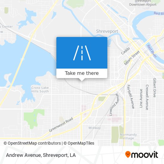 Mapa de Andrew Avenue