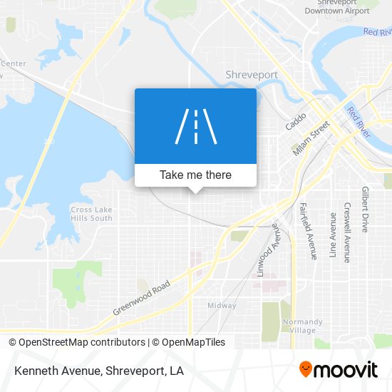 Kenneth Avenue map