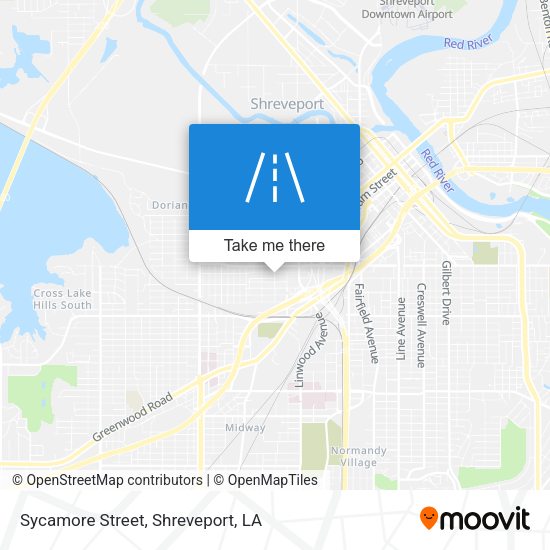 Sycamore Street map