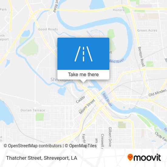 Thatcher Street map