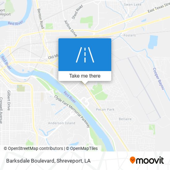 Barksdale Boulevard map