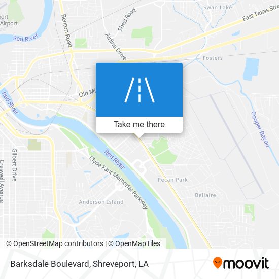 Mapa de Barksdale Boulevard