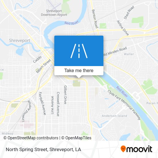 Mapa de North Spring Street