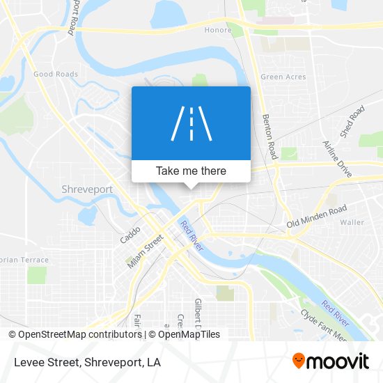 Levee Street map