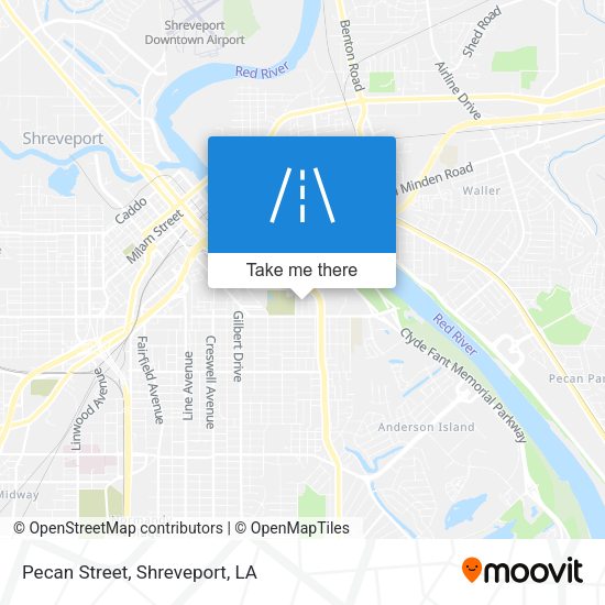 Pecan Street map