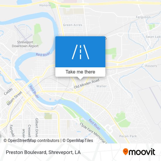Preston Boulevard map