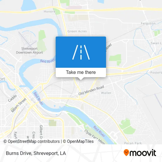 Mapa de Burns Drive