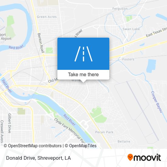 Donald Drive map