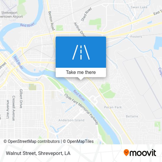 Mapa de Walnut Street