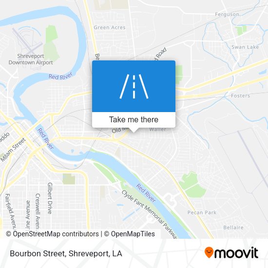 Mapa de Bourbon Street