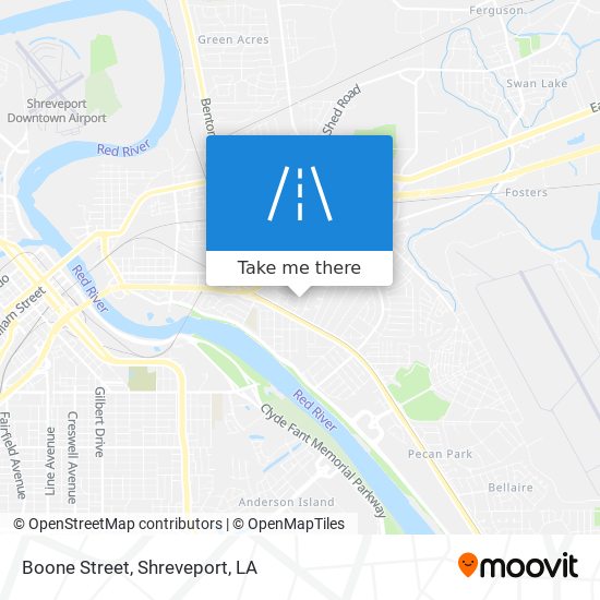 Boone Street map