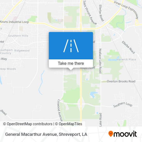 General Macarthur Avenue map