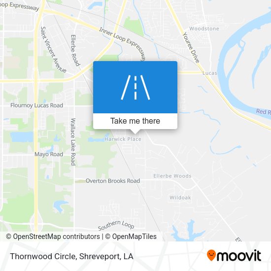 Thornwood Circle map