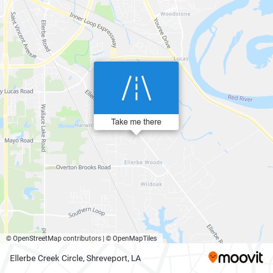 Ellerbe Creek Circle map