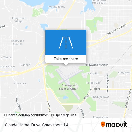 Mapa de Claude Hamel Drive