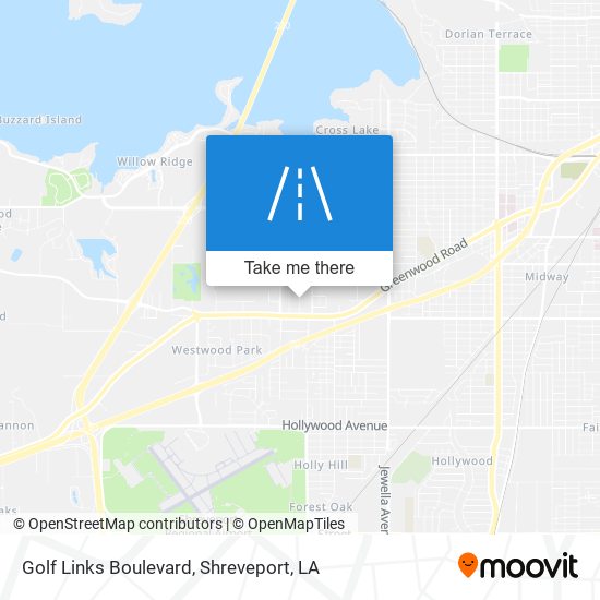 Golf Links Boulevard map