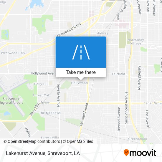 Lakehurst Avenue map