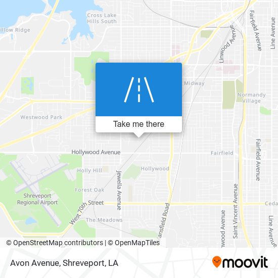 Avon Avenue map