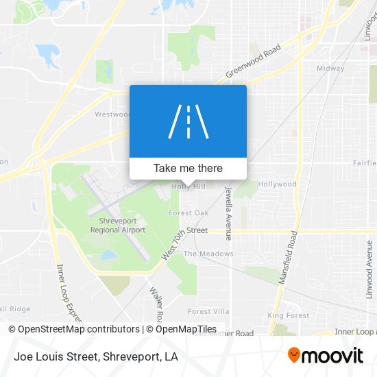 Joe Louis Street map