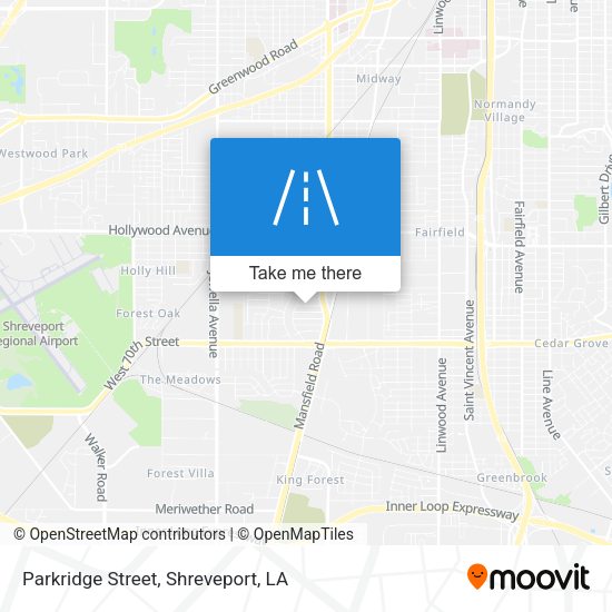 Mapa de Parkridge Street
