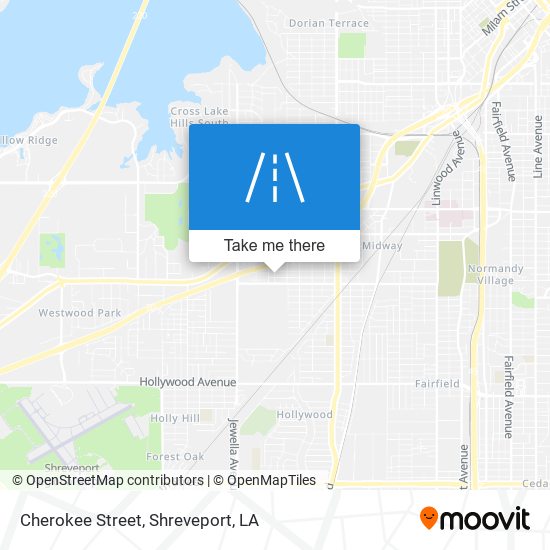 Cherokee Street map