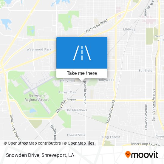 Snowden Drive map