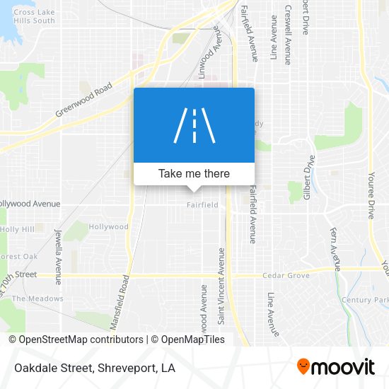 Mapa de Oakdale Street