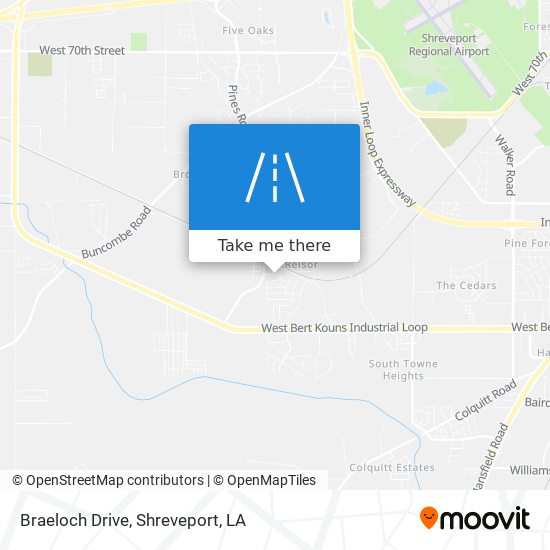 Braeloch Drive map