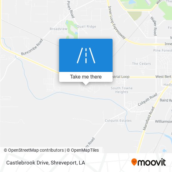 Castlebrook Drive map