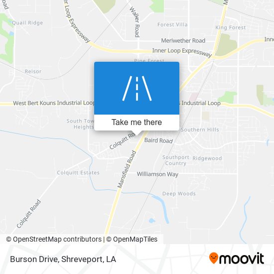 Burson Drive map