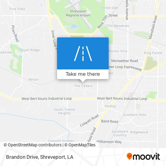 Brandon Drive map