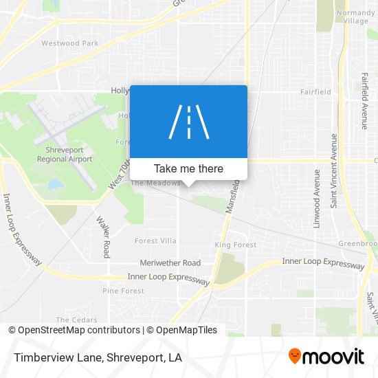 Timberview Lane map