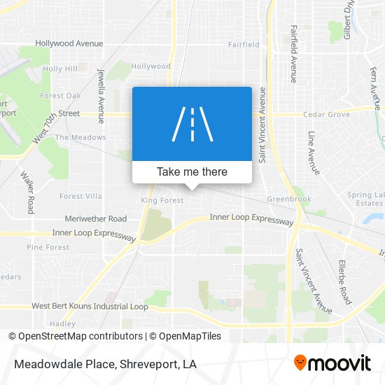 Mapa de Meadowdale Place