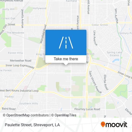 Mapa de Paulette Street