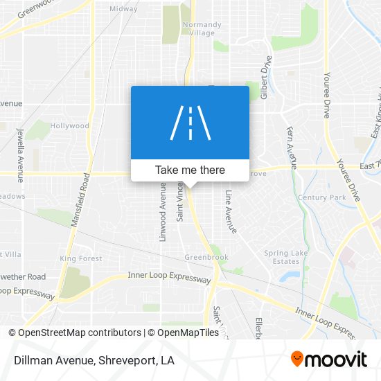 Dillman Avenue map