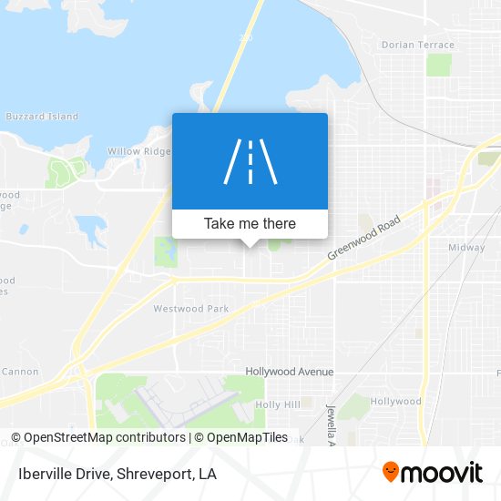 Iberville Drive map