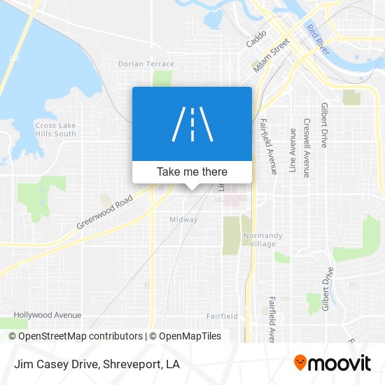 Jim Casey Drive map