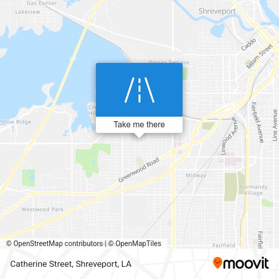 Catherine Street map