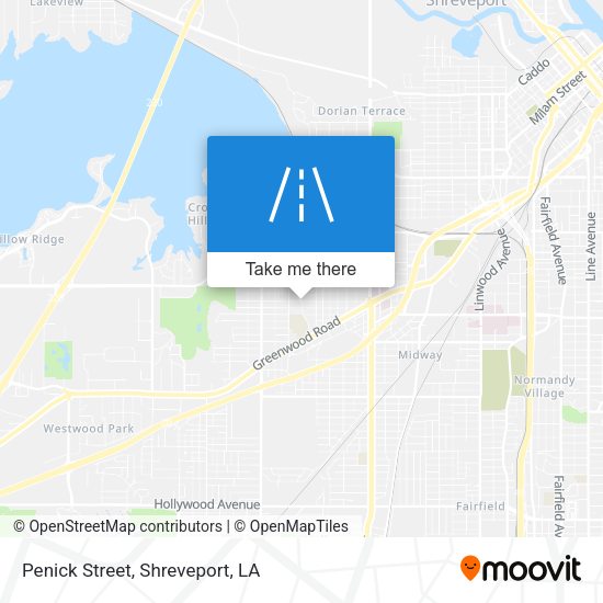 Mapa de Penick Street