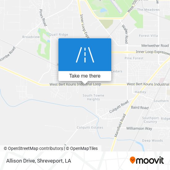 Allison Drive map