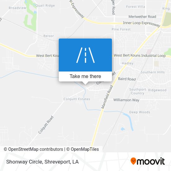 Mapa de Shonway Circle