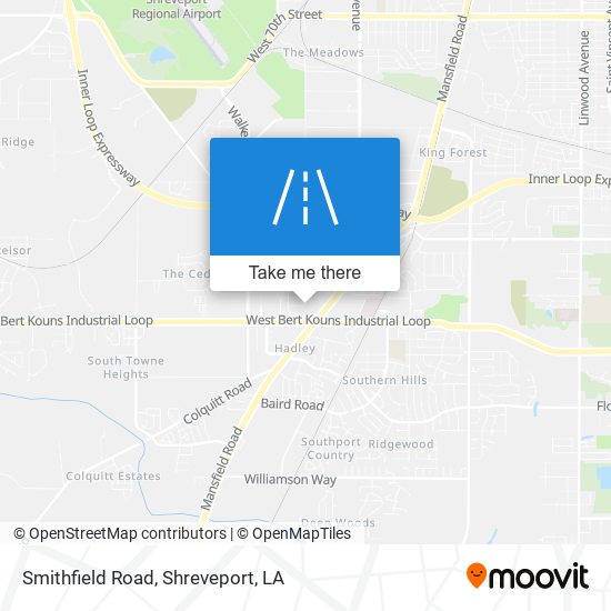 Smithfield Road map