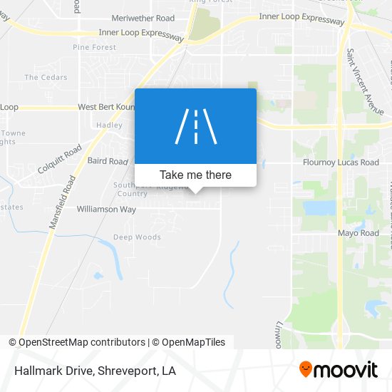 Hallmark Drive map